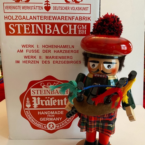 STEINBACH NUTCRACKER “CHUBBY BAGPIPER”German STEINBACH - Picture 8 of 12